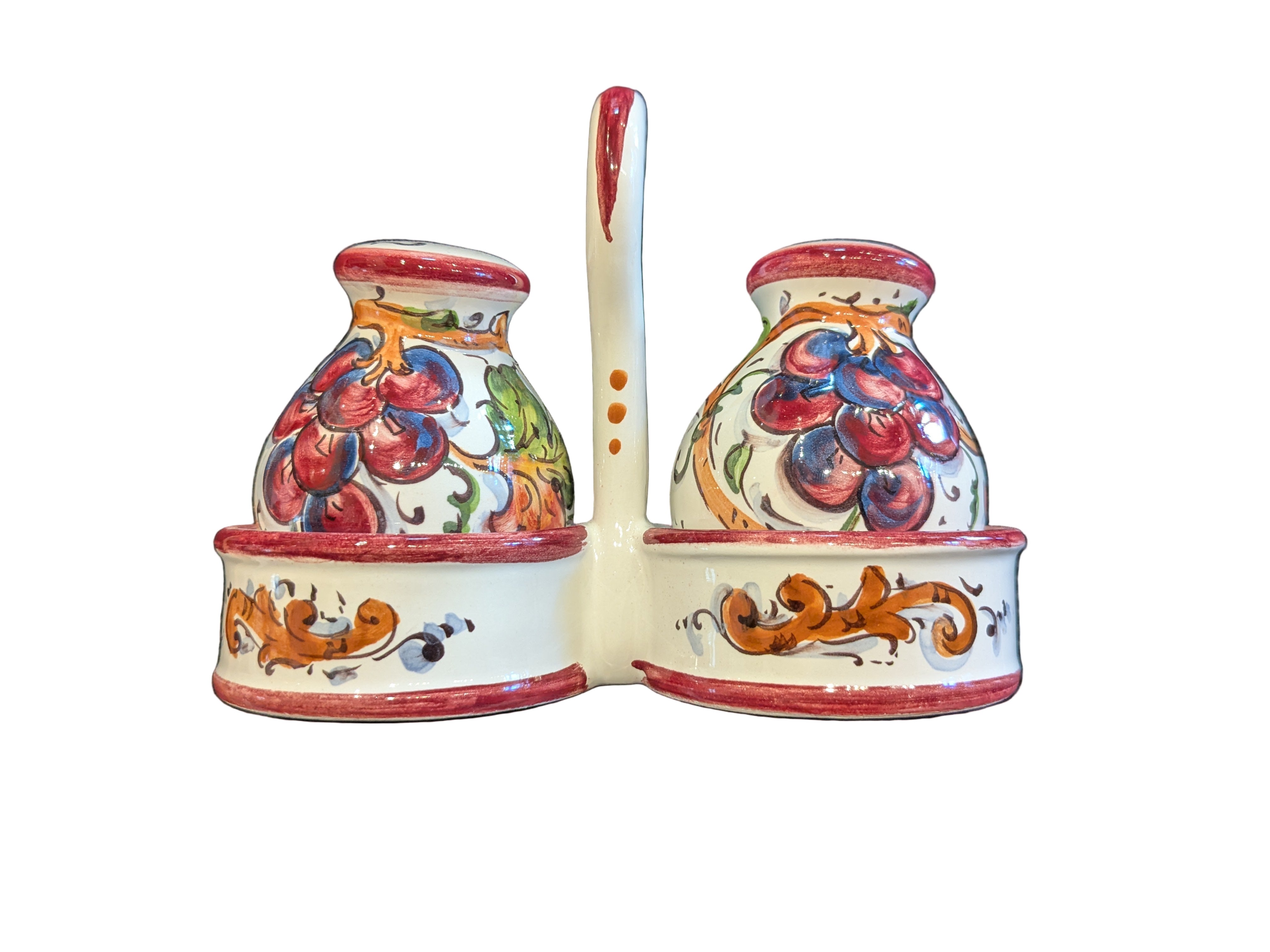 Borgioli - Grapes Salt & Pepper with Caddy