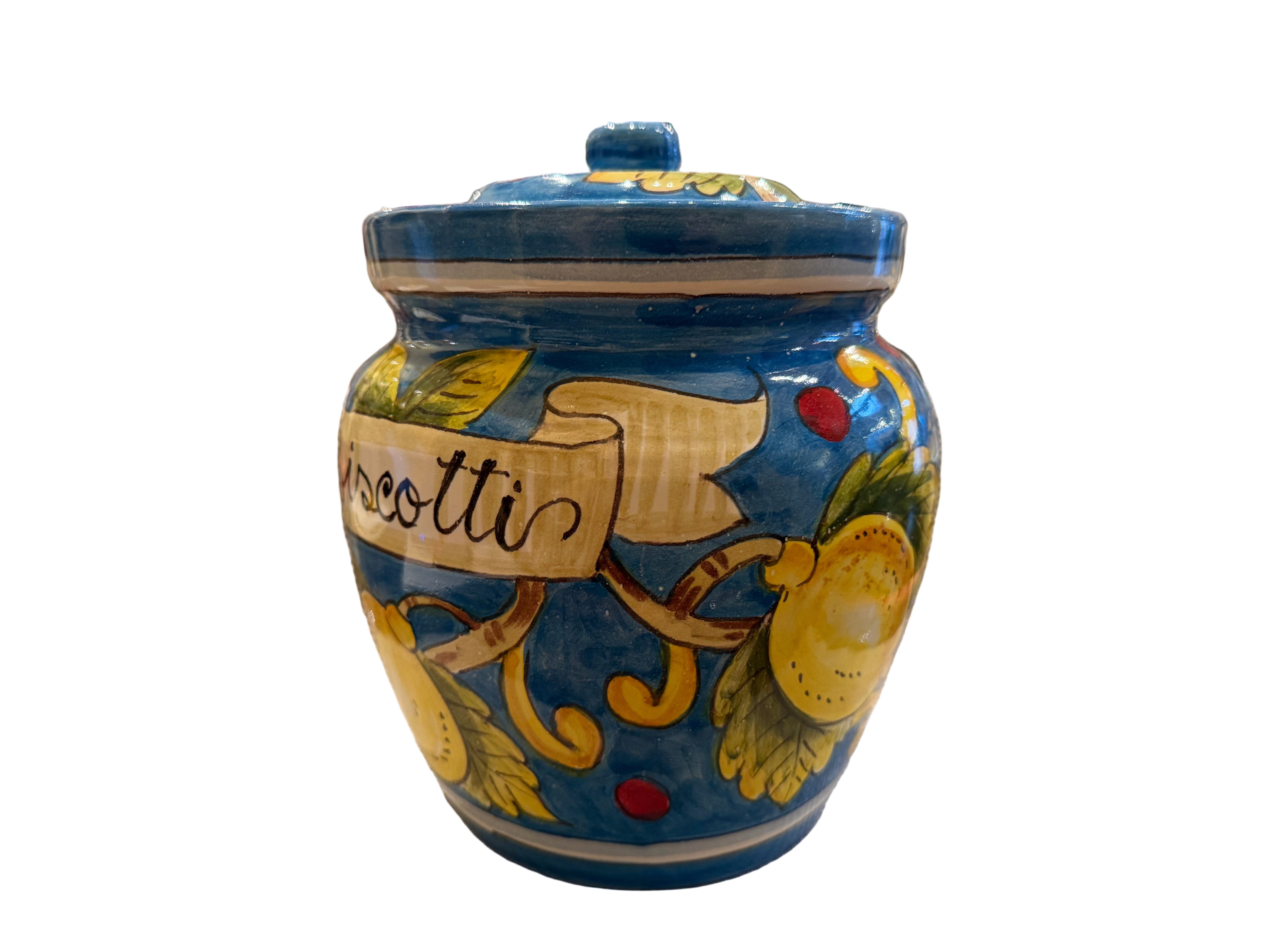 IMA Limoni Biscotti Jar (22cm)