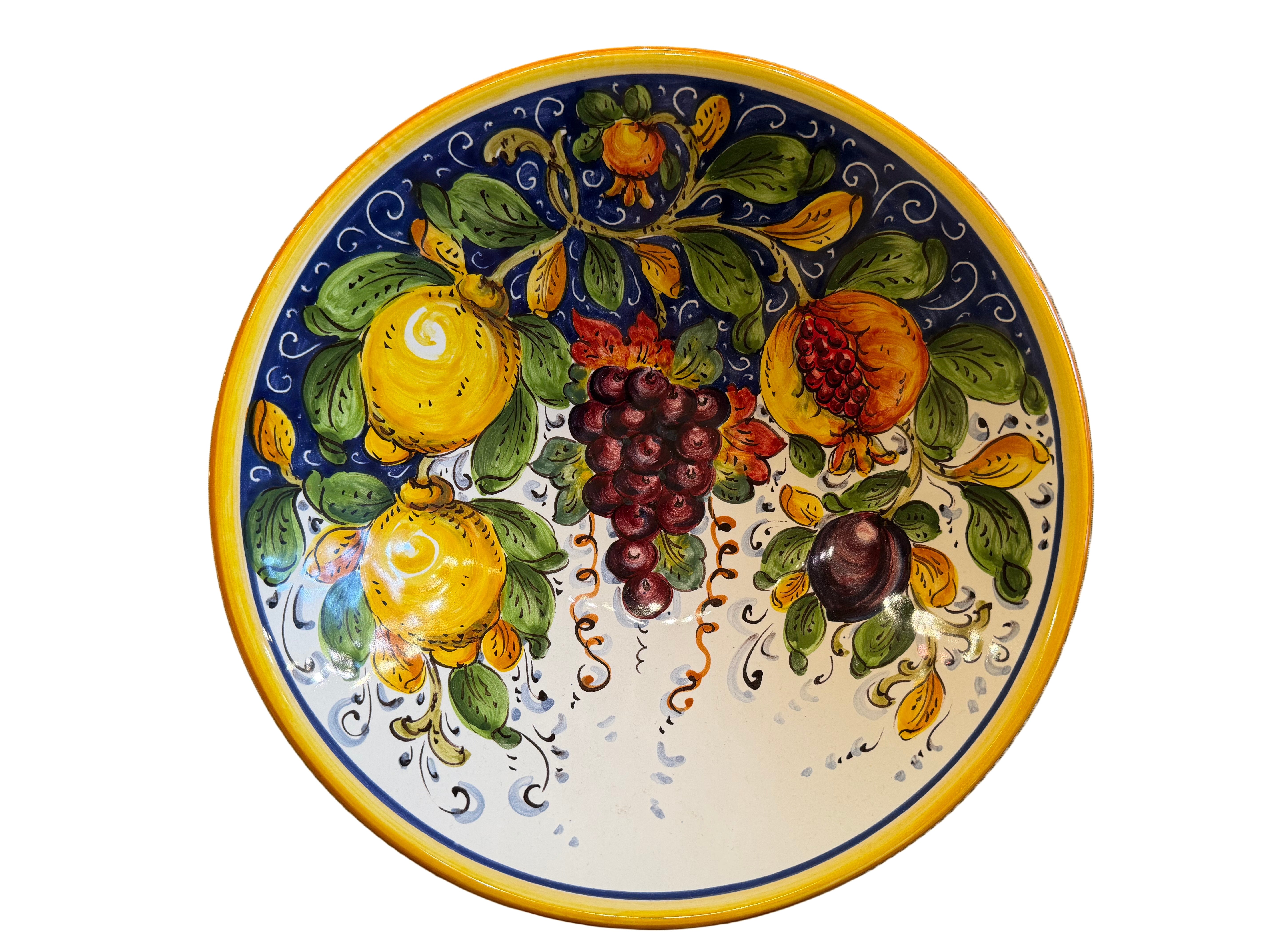 Borgioli - Mixed Fruits Shallow Bowl 28cm (11")