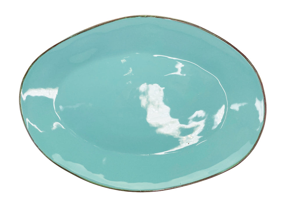 Medium Oval Serving Platter (flat rim)