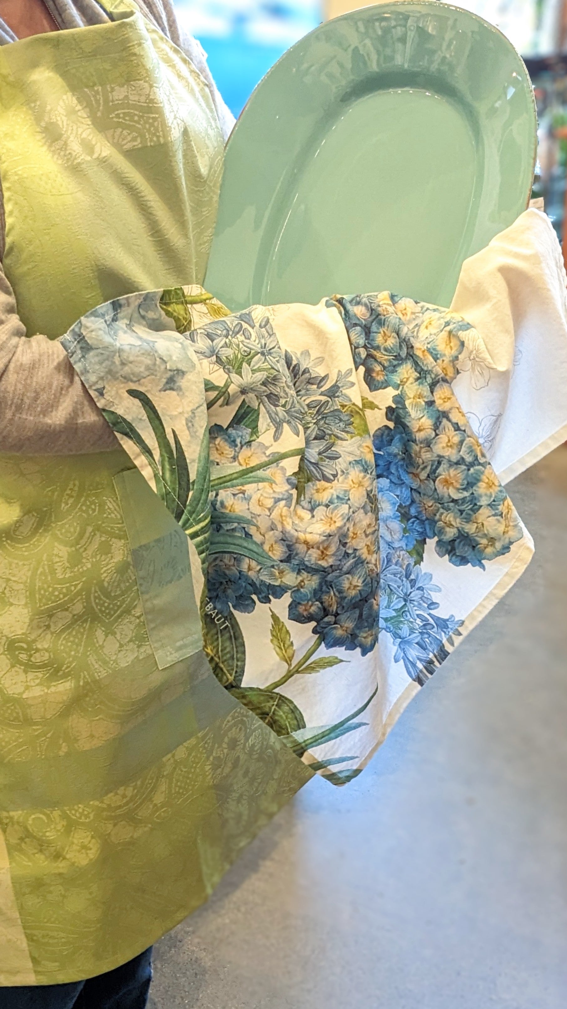 Garnier Thiebaut "Mille Dentelles" Prairie Jacquard Apron