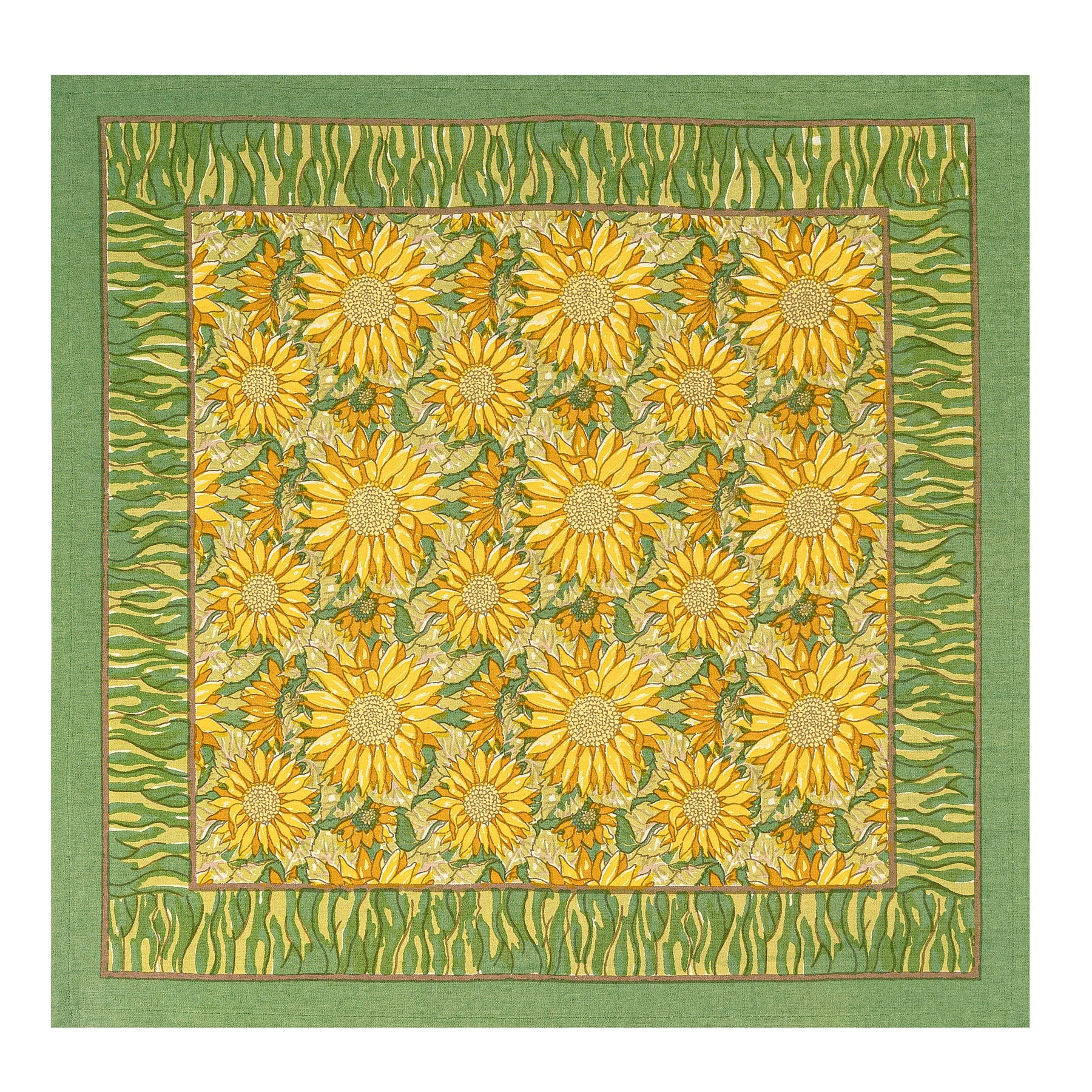 Sunflower Yellow & Green Napkin