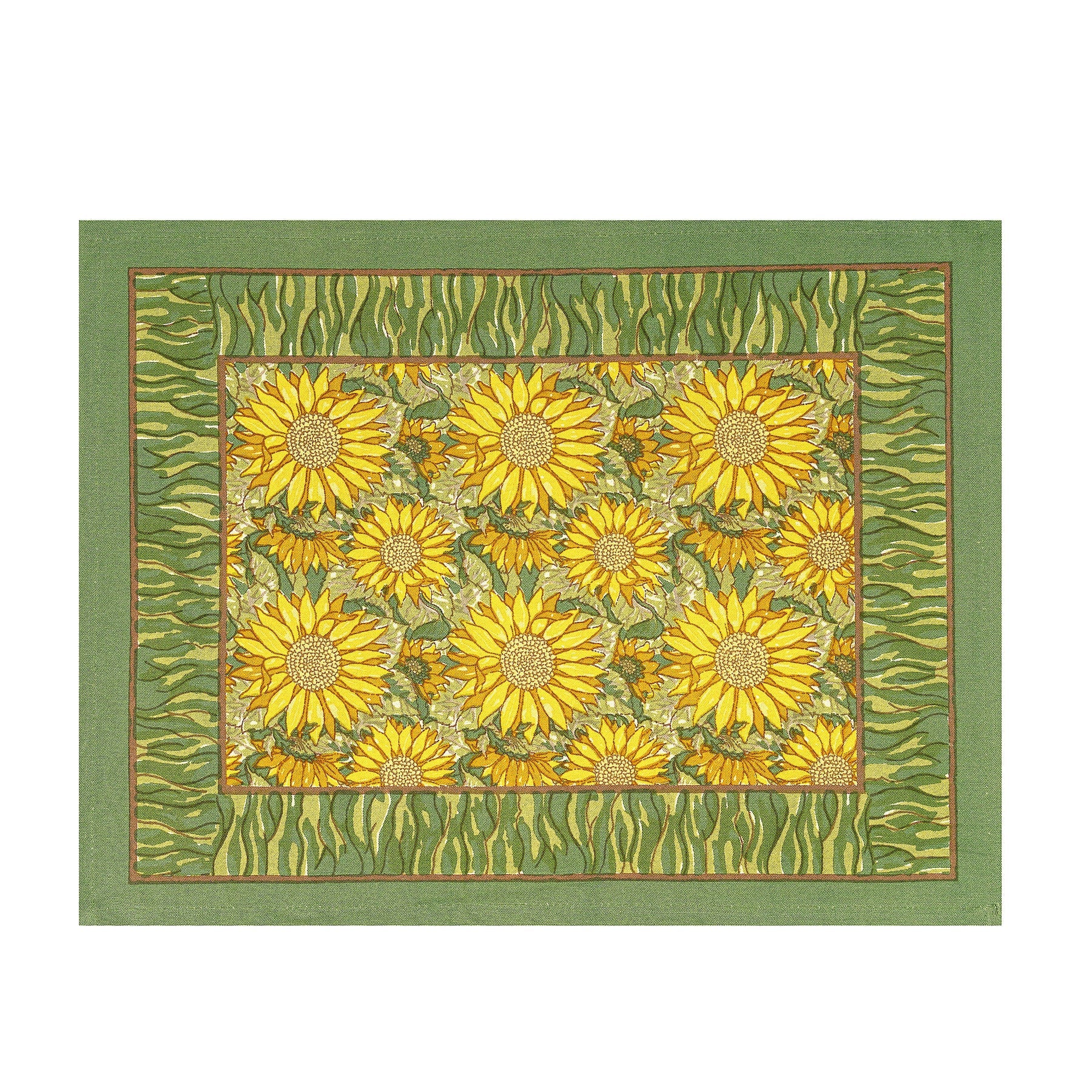 Sunflower Yellow & Green Placemat