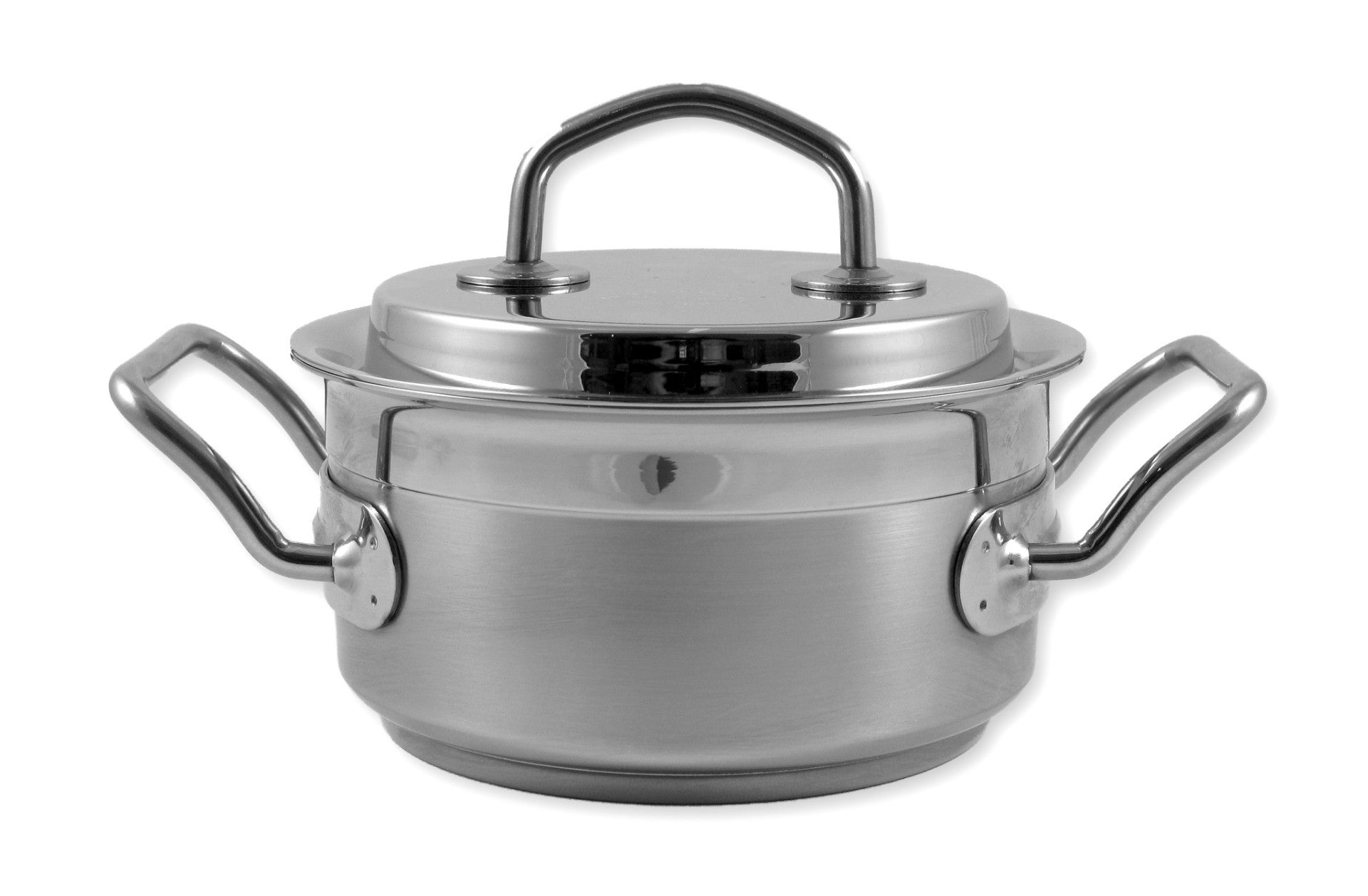 Silga Teknika World's Best Stainless Steel Cookware Saucepan or Casserole with a lid - 1.5 litres