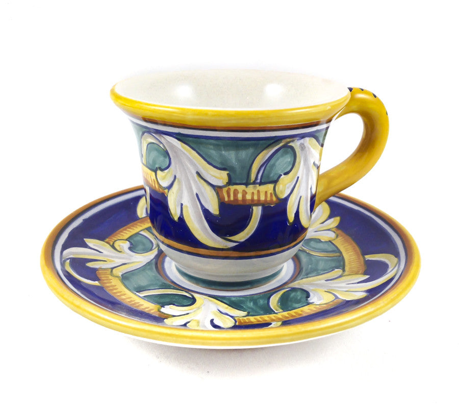 Sberna Foglia Espresso Cup & Saucer