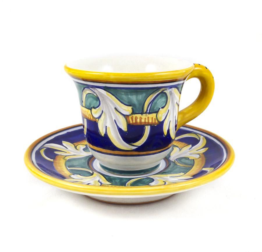 Sberna Foglia Espresso Cup & Saucer