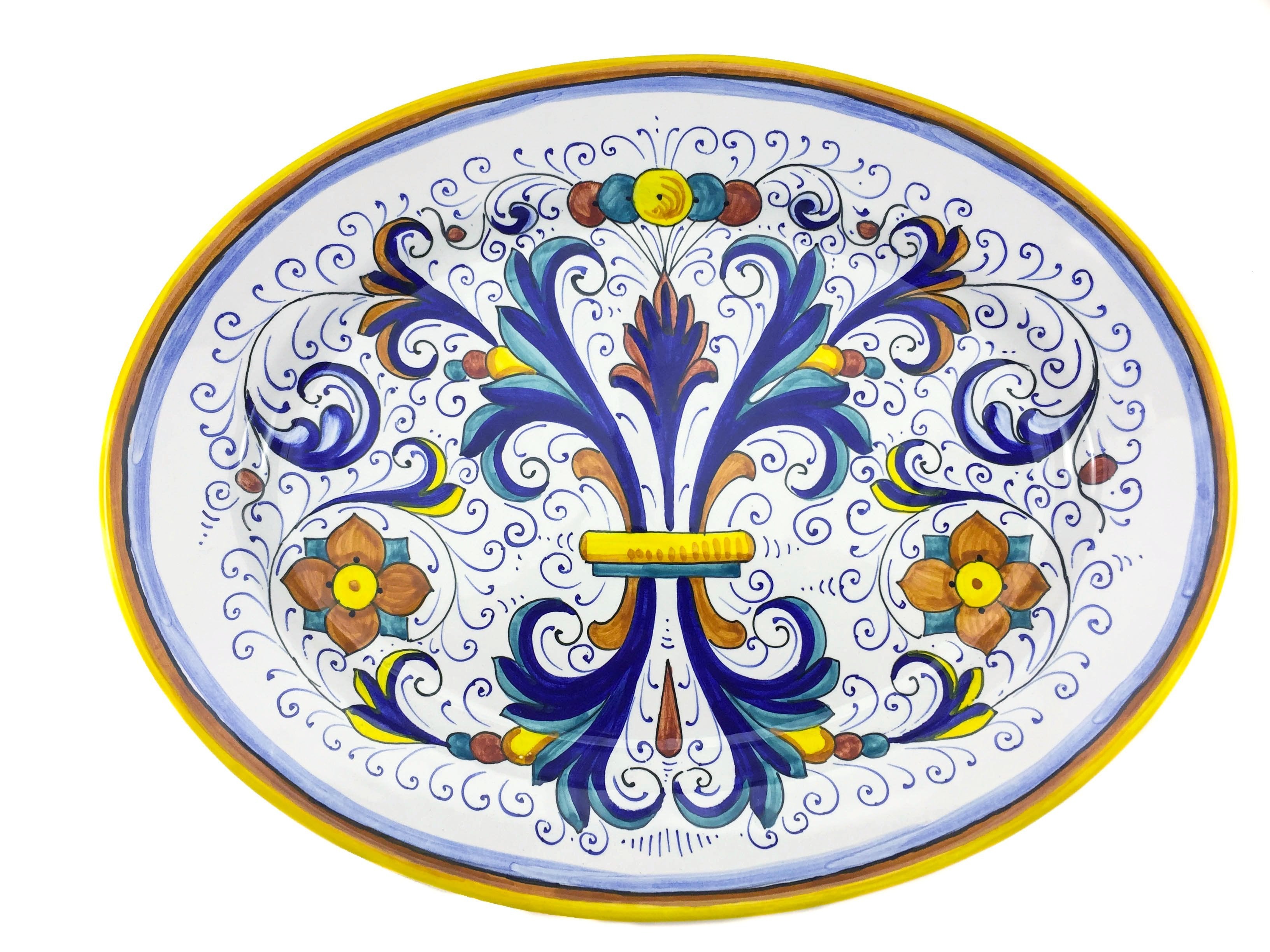 Sberna Deruta Oval Platter - 42cm (16.5")