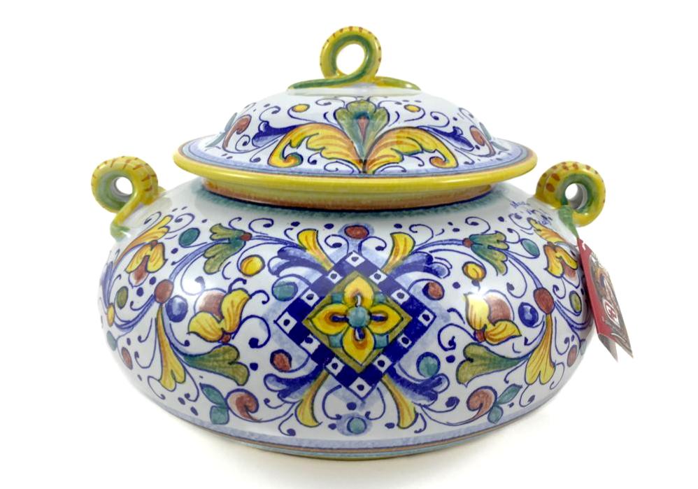 Gialletti & Pimpinelli Rinascimento Round Biscotti Jar