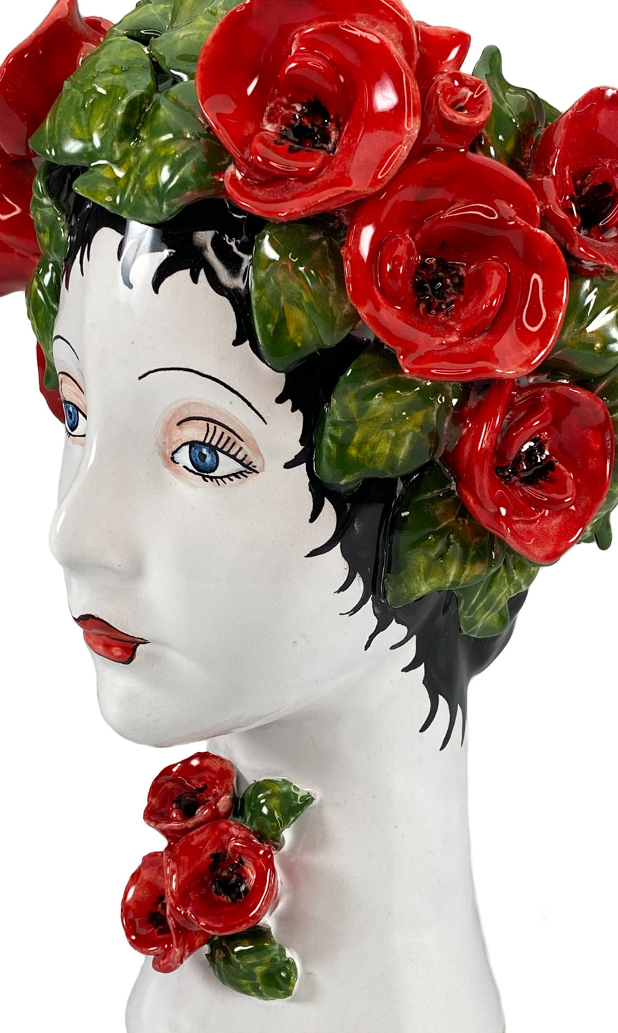 Virginia Casa "Donatello" Lady Figure - Poppies