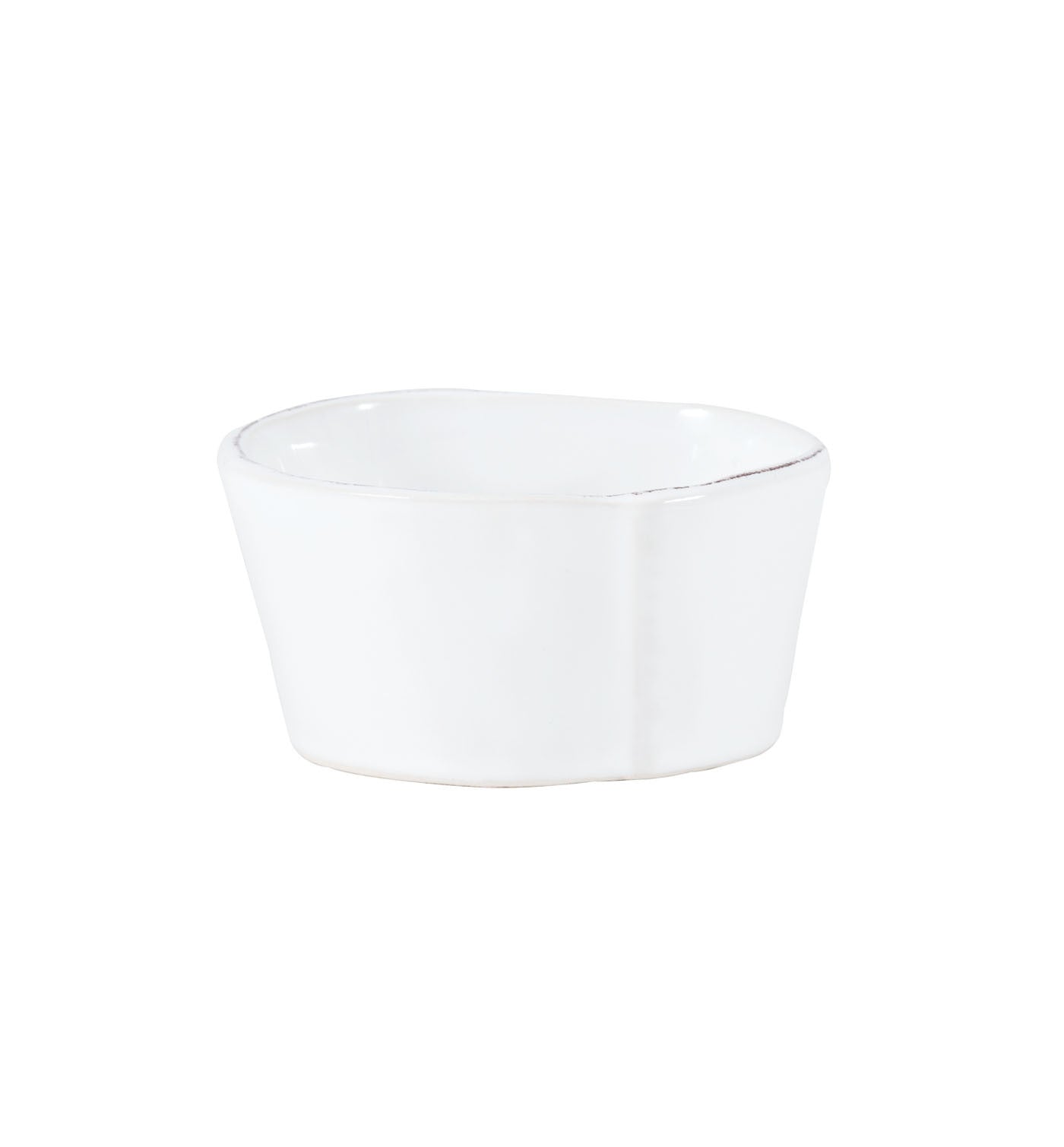 Lastra Condiment Bowl in White