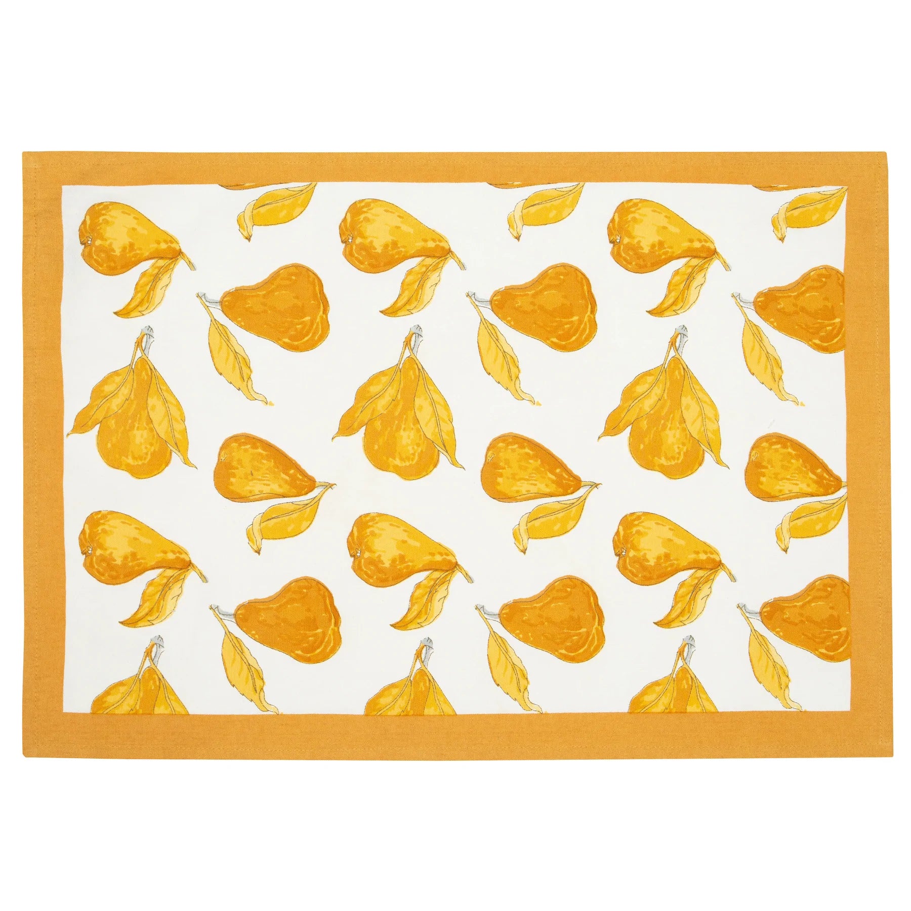Orchard Pear Mustard/Grey Placemat