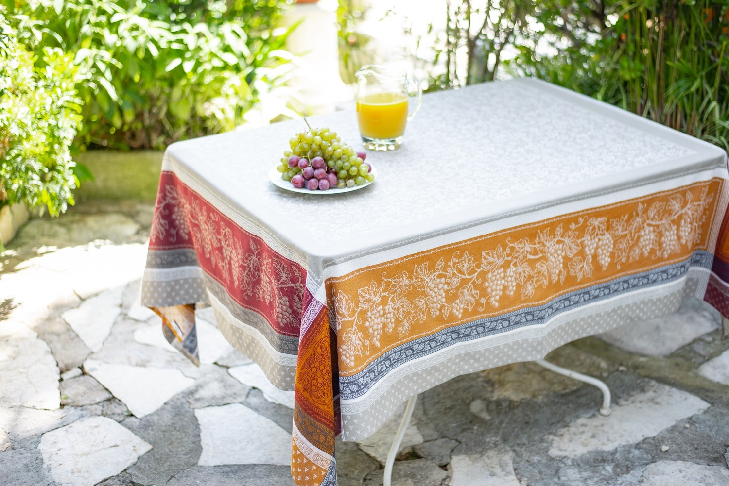 Tissus Toselli Coteau Cannelle Tablecloth