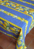 Tissus Toselli Lemons Coated Tablecloth