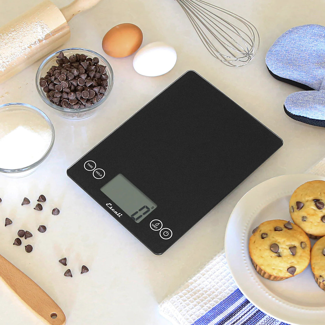 Escali Arti Glass Kitchen Scale 5 Colours
