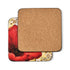 Pimpernel - Red Poppy Blossoms Cork-Backed Coaster (Set of 6)
