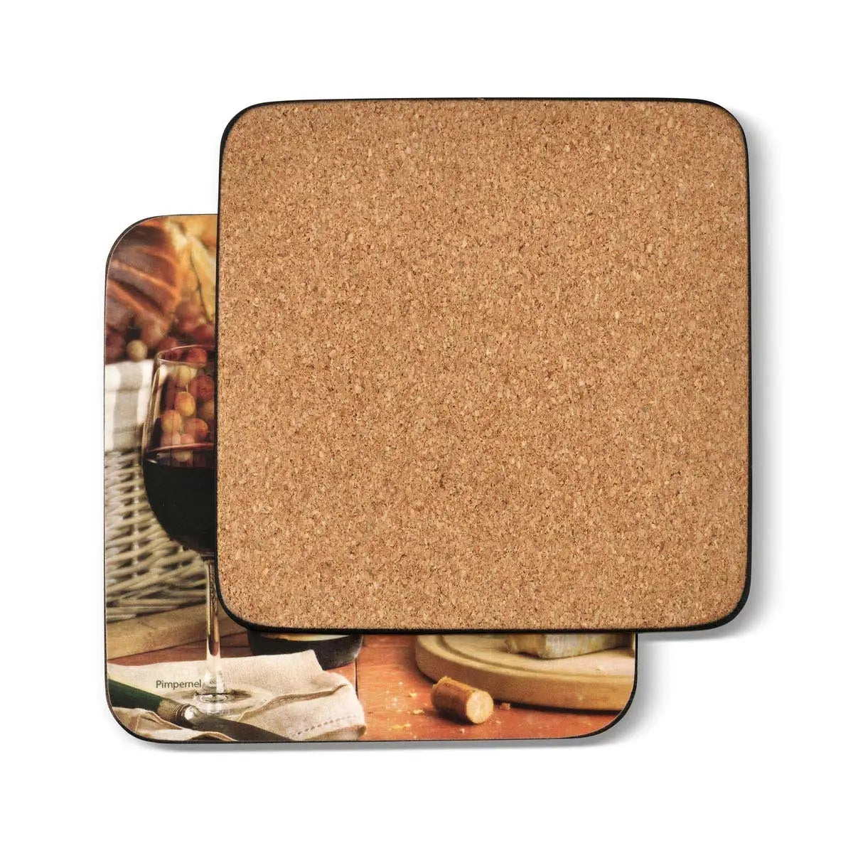 Pimpernel - Artisan Wine Cork-Backed Coaster (Set of 6)