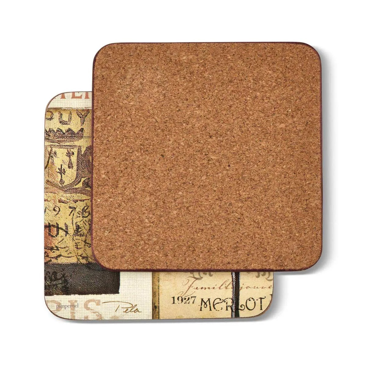 Pimpernel - The French Cellar Cork-Backed Coaster (Set of 6)