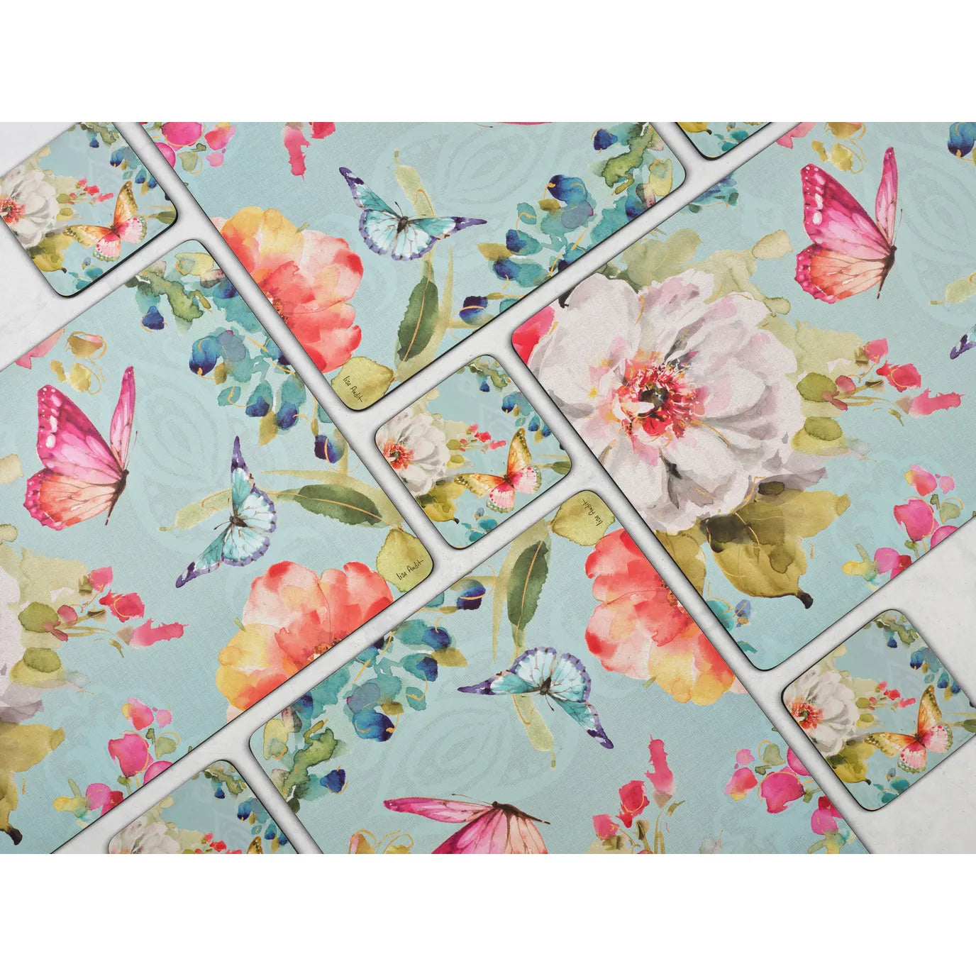 Pimpernel - Colorful Breeze Cork-Backed Coaster (Set of 6)