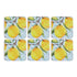 Pimpernel - Amalfi Lemons Cork-Backed Coaster (Set of 6)