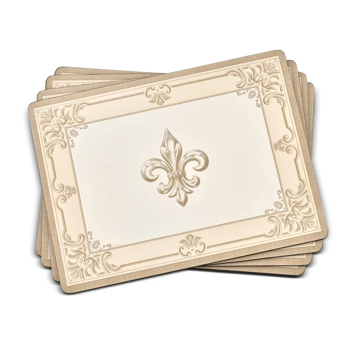 Pimpernel - Fleur de Lys Cork-Backed Placemat (Set of 4)