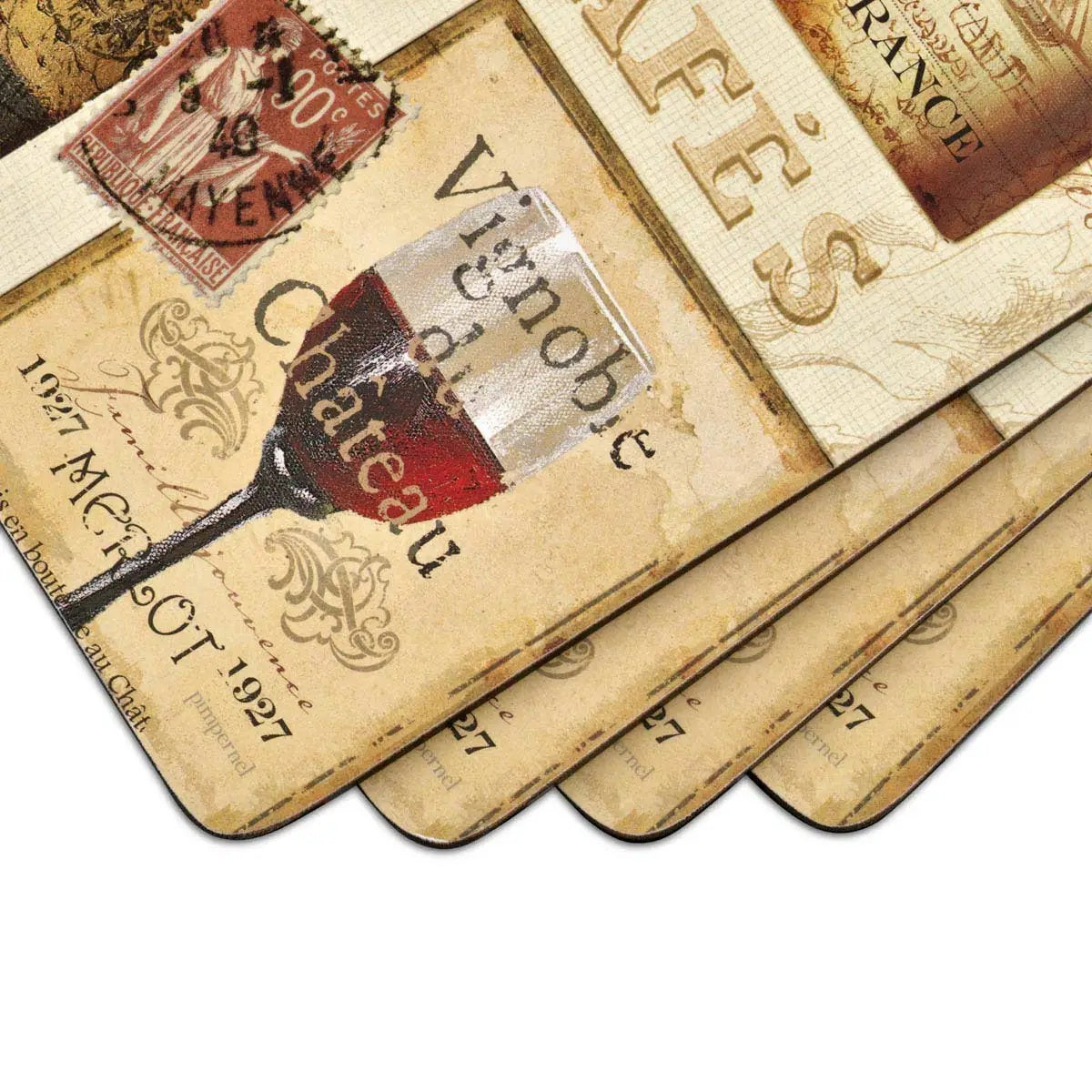Pimpernel - French Cellar Cork-Backed Placemat (Set of 4)