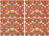 Pimpernel - Morris & Co Red Strawberry Thief Cork-Backed Placemat (Set of 4)