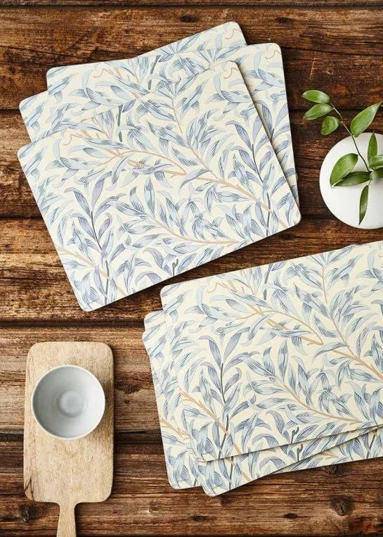 Pimpernel - Morris & Co Blue Willow Bough Cork-Backed Placemat (Set of 4)