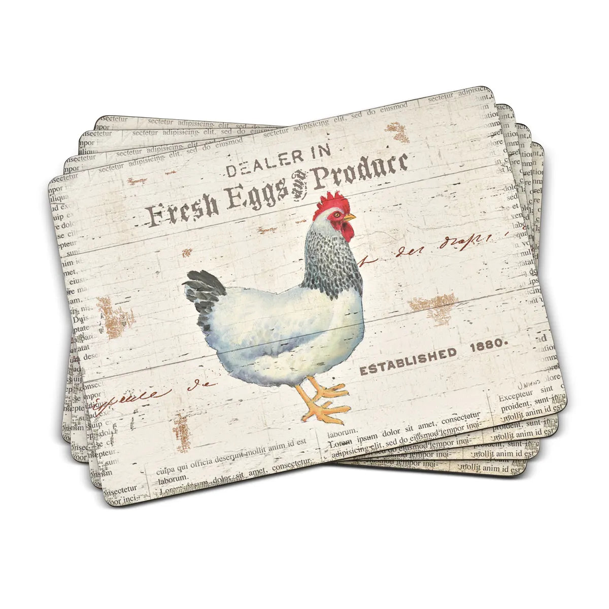 Pimpernel - On The Farm Cork-Backed Placemat (Set of 4)