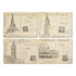 Pimpernel - Postcard Sketches Cork-Backed Placemat (Set of 4)
