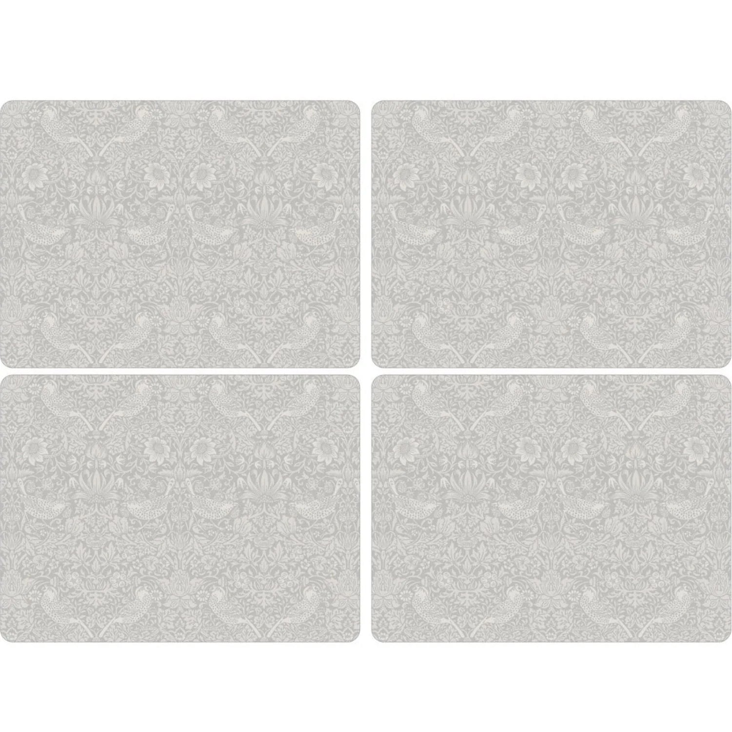 Pimpernel - Pure Morris Strawberry Thief Cork-Backed Placemat (Set of 4)