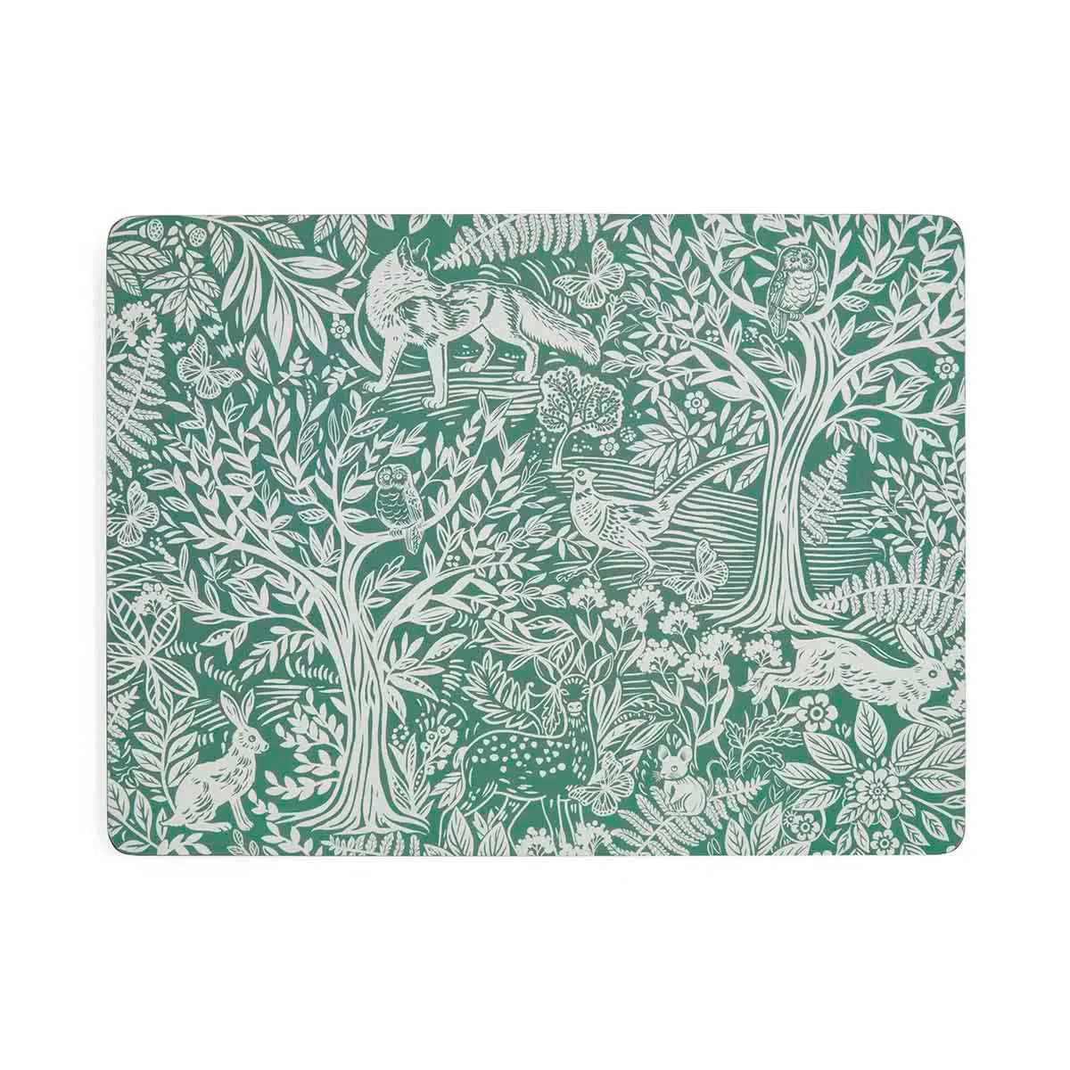 Pimpernel - Tapestry Sage Cork-Backed Placemat (Set of 4)