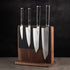 Hazaki Magnetic Knife Block - Walnut