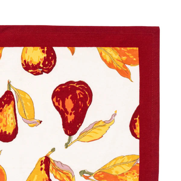 Orchard Pear Burgundy Napkin