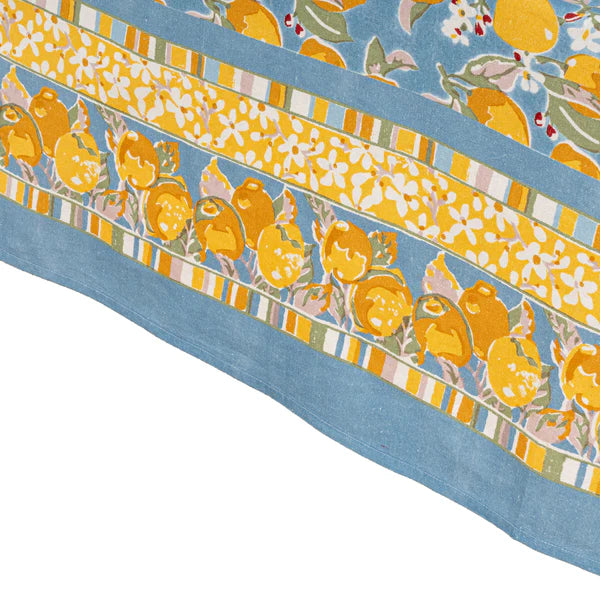 Citron Blue/Yellow Tablecloth