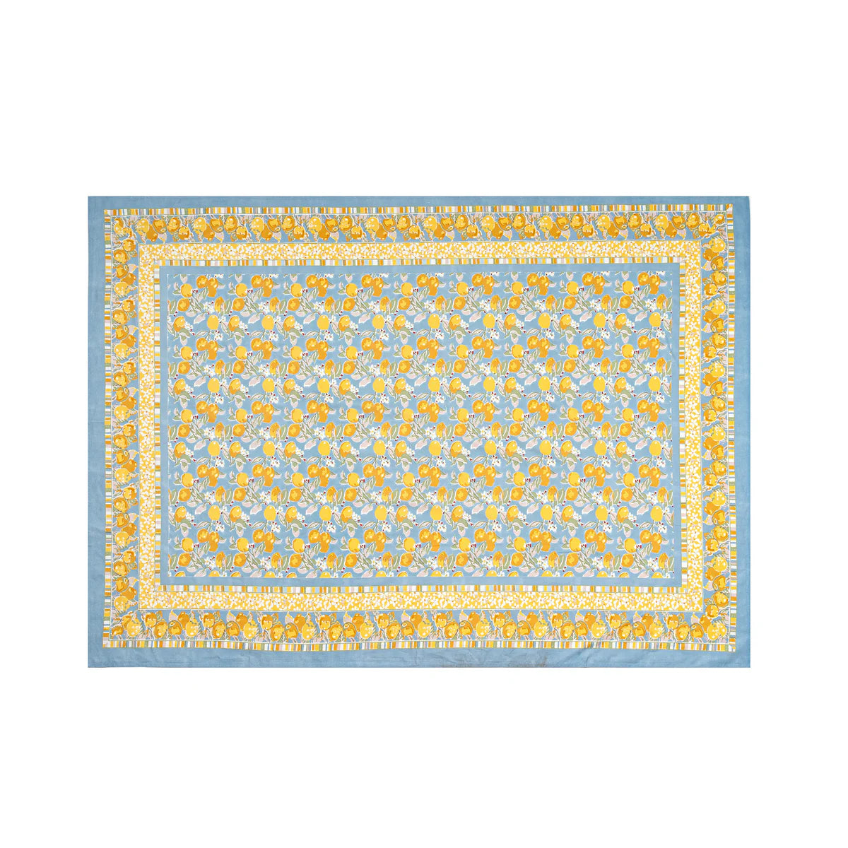 Citron Blue/Yellow Tablecloth
