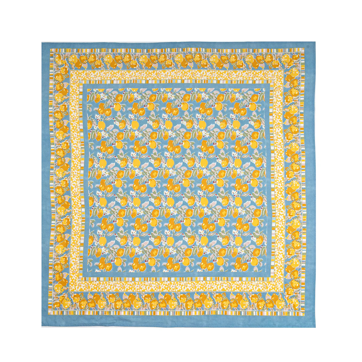 Citron Blue/Yellow Tablecloth
