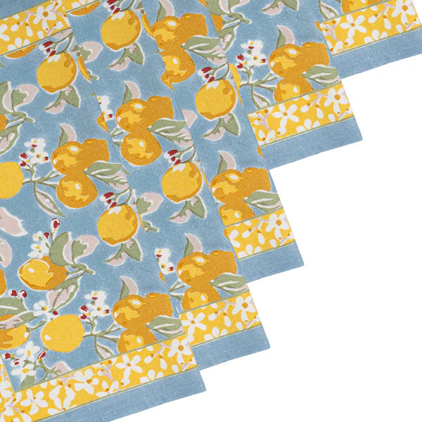 Citron Blue/Yellow napkin