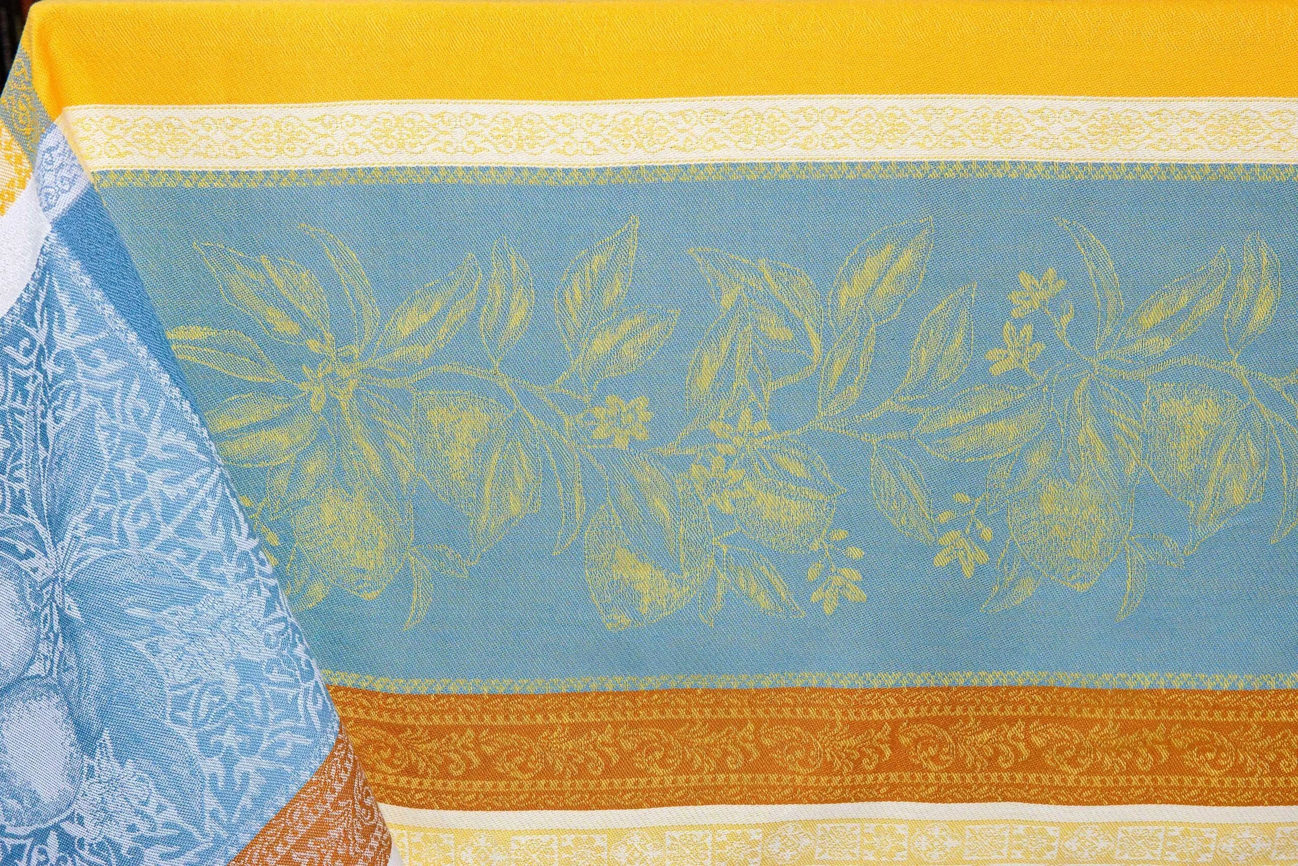 Tissus Toselli "Cedrat" Soleil Tablecloth