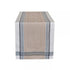Tissus Toselli Versailles Taupe Blanc Table Runner