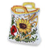 Borgioli - Sunflower on White Sack Utensil Holder