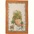 Tessitura Toscana - Tea Towel "Balcon Potager Arancio"