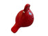 Galestro Natale Small Bird Bell - Red