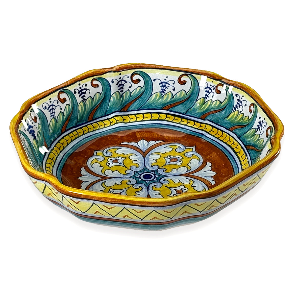 Gialletti & Pimpinelli D10 Scalloped Serving Bowl - 25cm