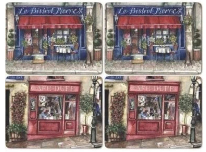 Pimpernel - Cafe de Paris Cork-Backed Placemat (Set of 4)