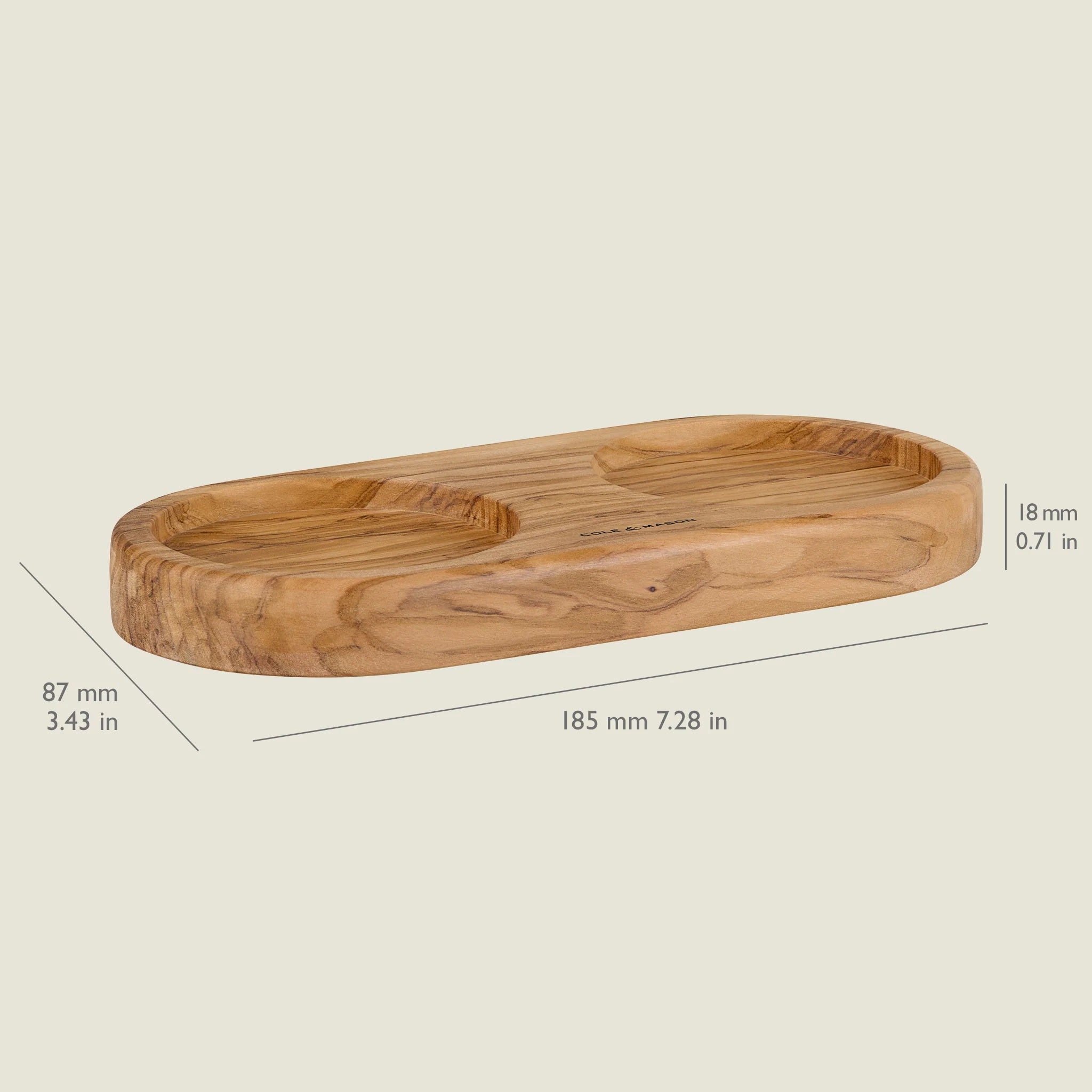 Cole & Mason - Portobello Olive Wood Mill Tray