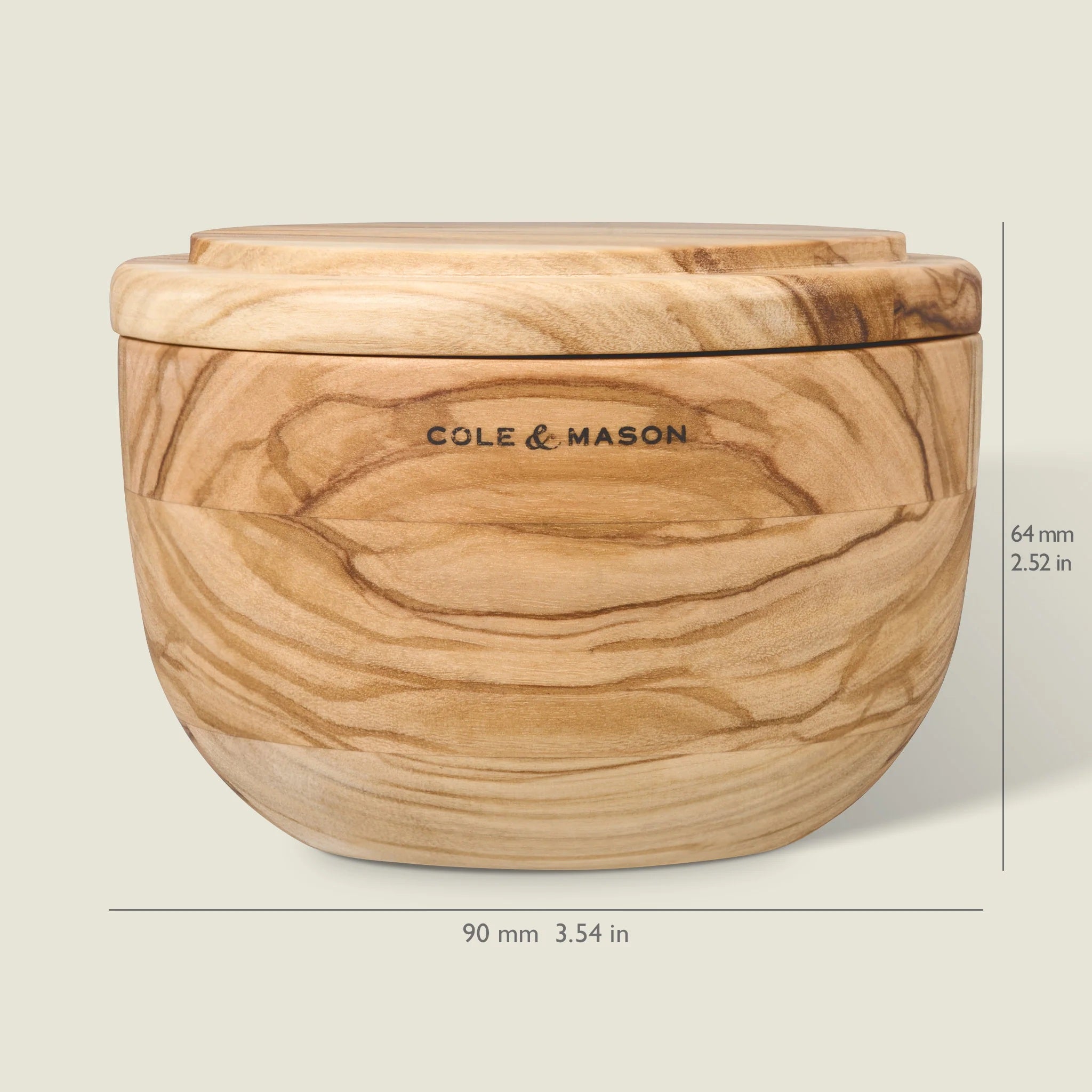 Cole & Mason - Olive Wood Salt Pot