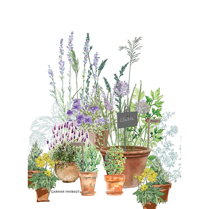 Garnier Thiebaut "Jardin Aromatique Provence" Kitchen Towel