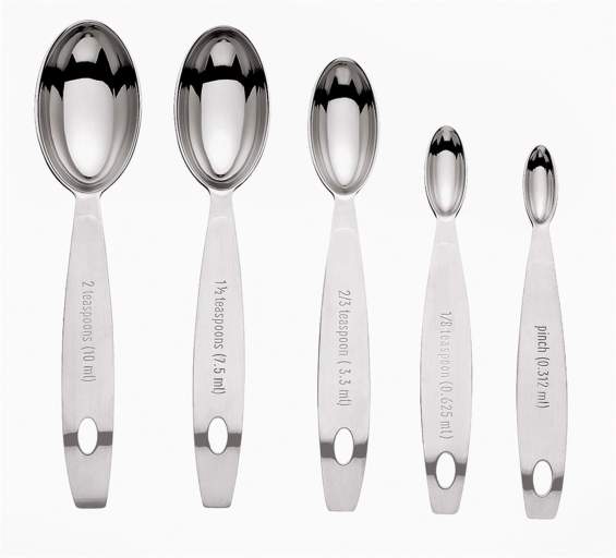 Cuisipro - Odd-Sizes Stainless Steel Measuring  Spoons