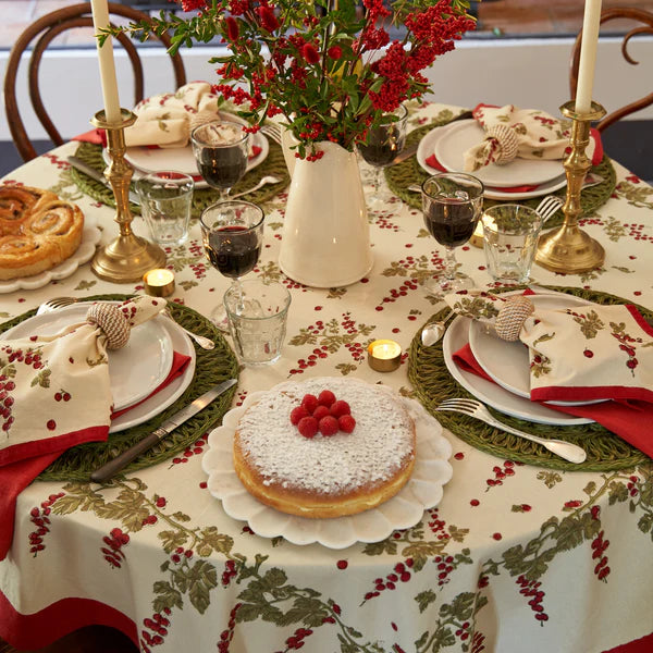 Gooseberry Red/Green Tablecloth
