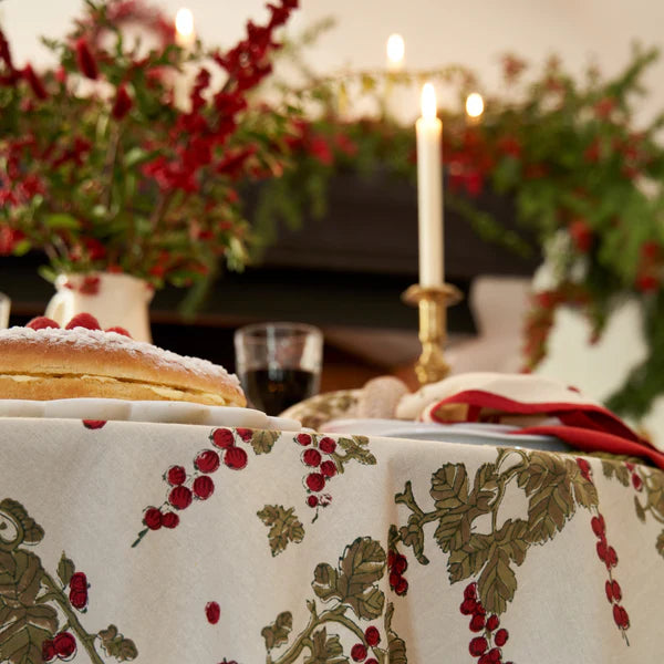 Gooseberry Red/Green Tablecloth
